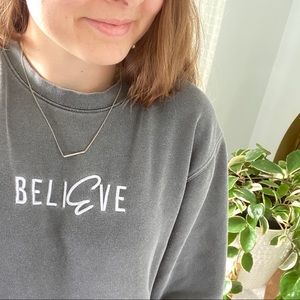 Madewell bar necklace